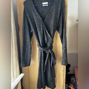 Anthropologie Saturday Sunday grey knit dress